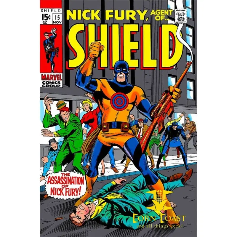 Nick Fury, Agent Of Shield #15 Vf 1