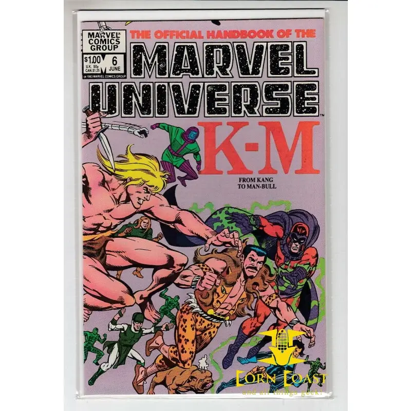 Official Handbook Of The Marvel Universe (1983-1984 Marvel) #6 1