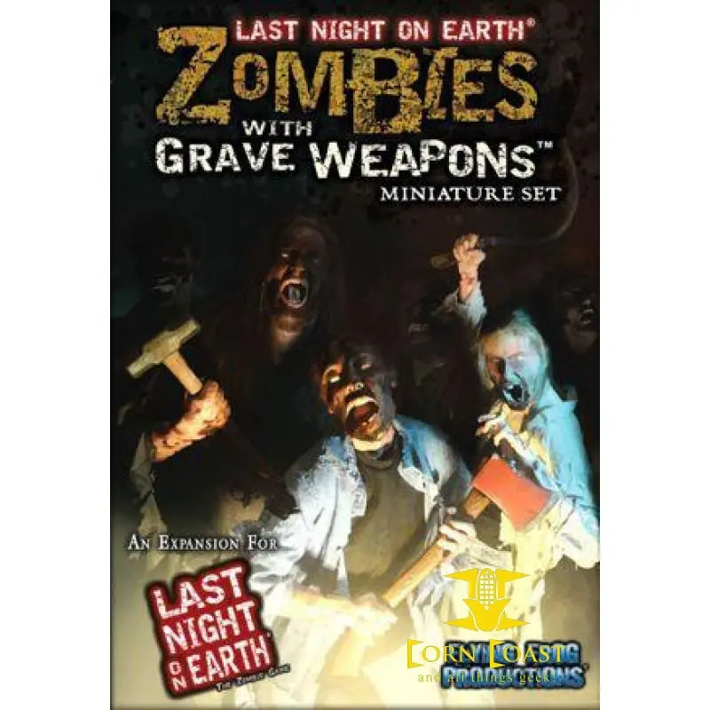 Last Night On Earth: Zombies With Grave Weapons Miniature Set 1