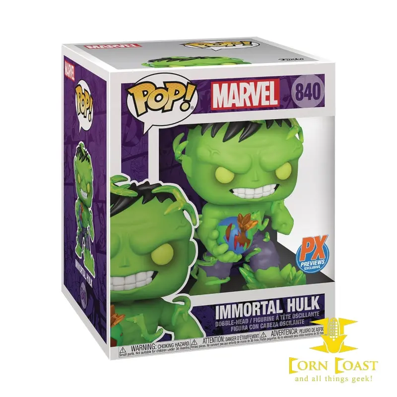 Pop Super Marvel Heroes Immortal Hulk 6In Px Vinyl Figure 1