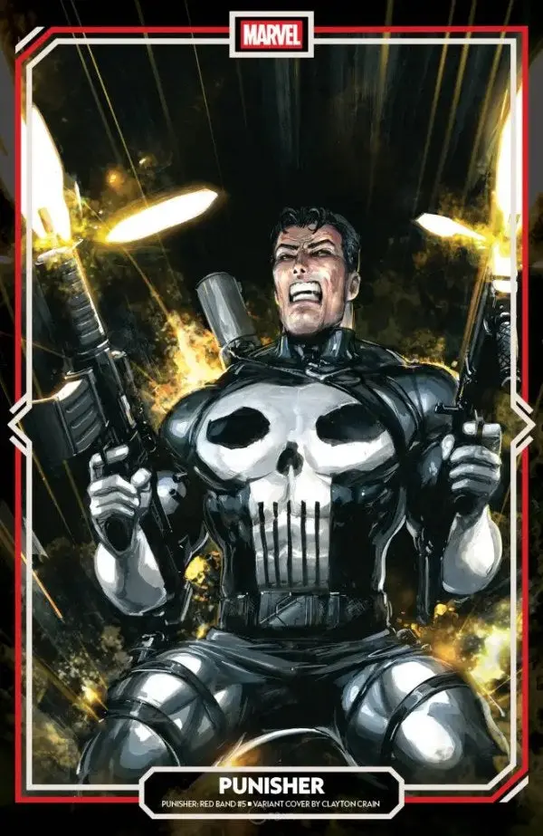 The Punisher: Red Band (Vol 1) #5 Clayton Crain Variant Nm 1