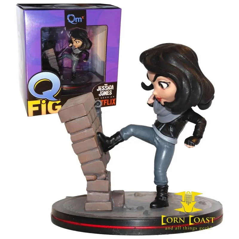 Quantum Mechanix Marvel's Jessica Jones As Seen On Netflix Qmx Q-Fig Action Figure Loot Crate Exclusive April 2017 1