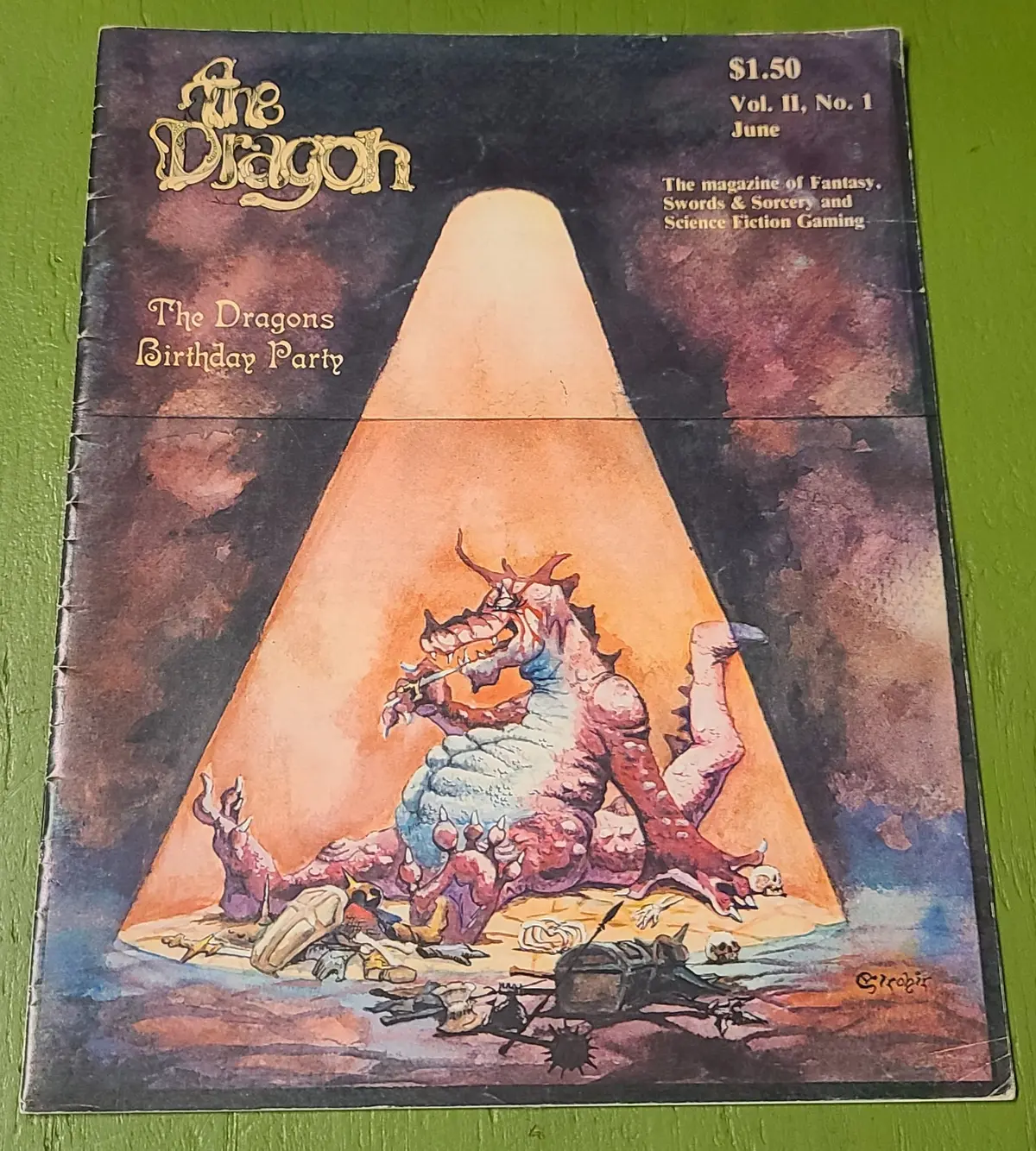 The Dragon Magazine #7 Vol. 2 No. 1 June, 77 Tsr 1