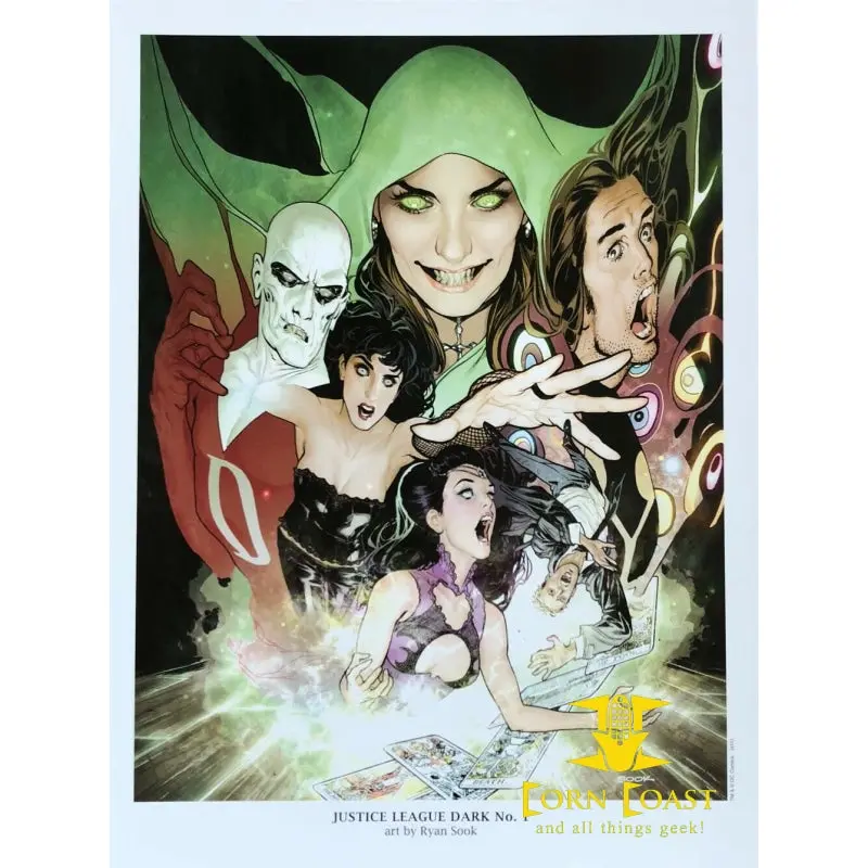 Ryan Sook Justice League Dark 1 Dc New 52 Portfolio Plate 2011 Framed 1