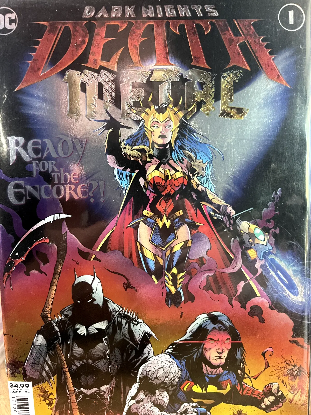 Dark Nights Death Metal (Vol 1) #1 (Of 7) Foil Cover Vf 1