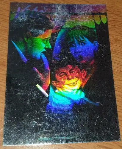 1992 Lime Rock Mad Magazine 2 Sided Gold Hologram Vote Mad Trading Card 1