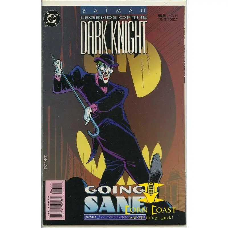 Batman Legends Of The Dark Knight (1989) #65 Nm 1