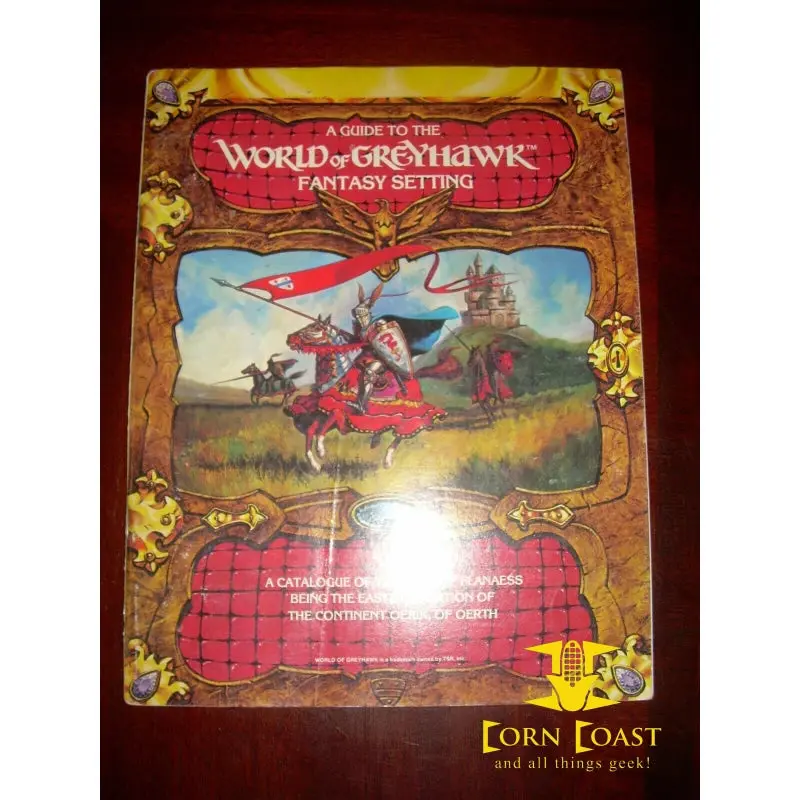 Used Ad&D Greyhawk Adventures: Glossography & Guide To The World Of Greyhawk 1