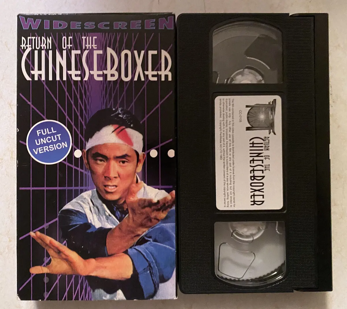 Return Of The Chinese Boxer Vhs 1