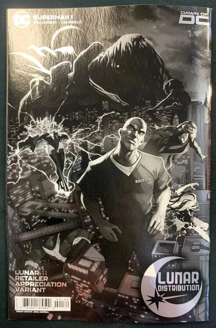 Superman #1 Lunar Retailer Variant 2023 Nm 2