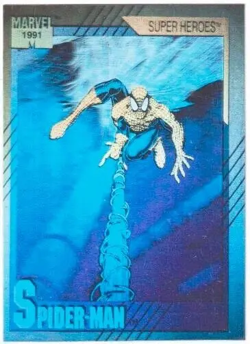 Marvel Universe - 1991 Impel: Hologram H-1 Spider-Man 1