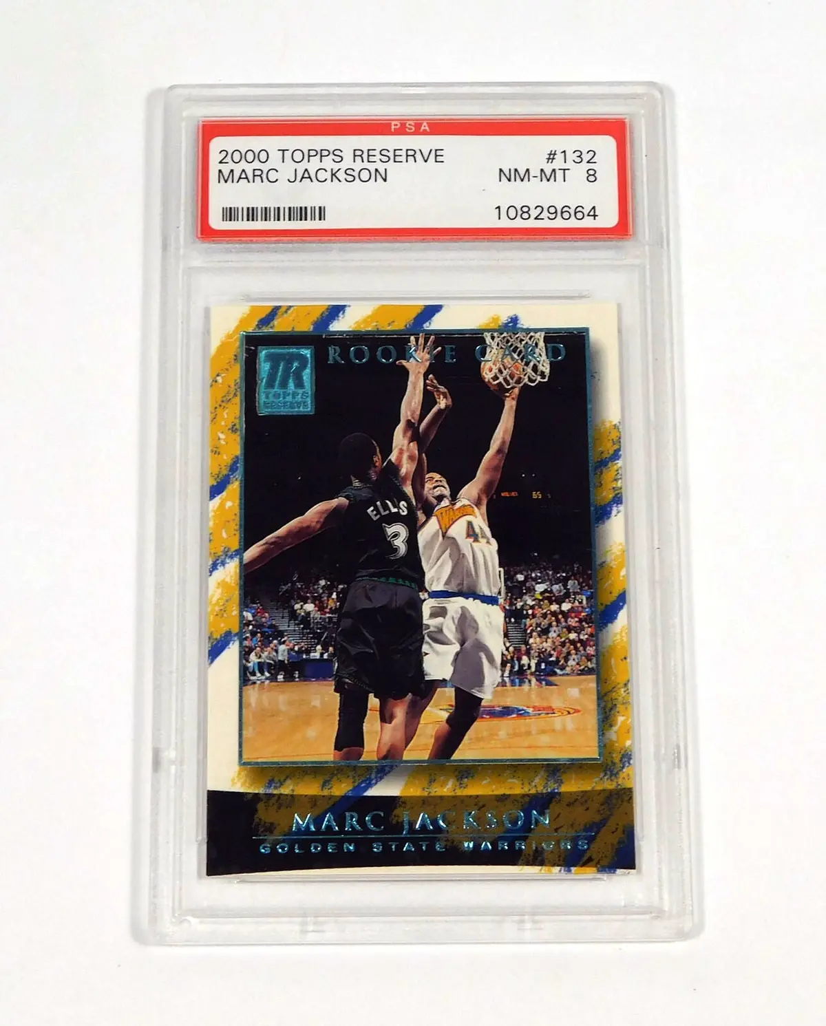 2000 Topps Reserve Marc Jackson #132 Psa 8 1