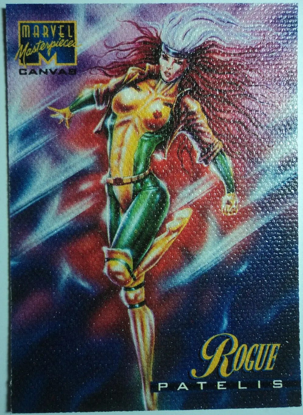 1995 Marvel Masterpieces - Canvas Card - ( 18 Of 22 ) Rogue 1