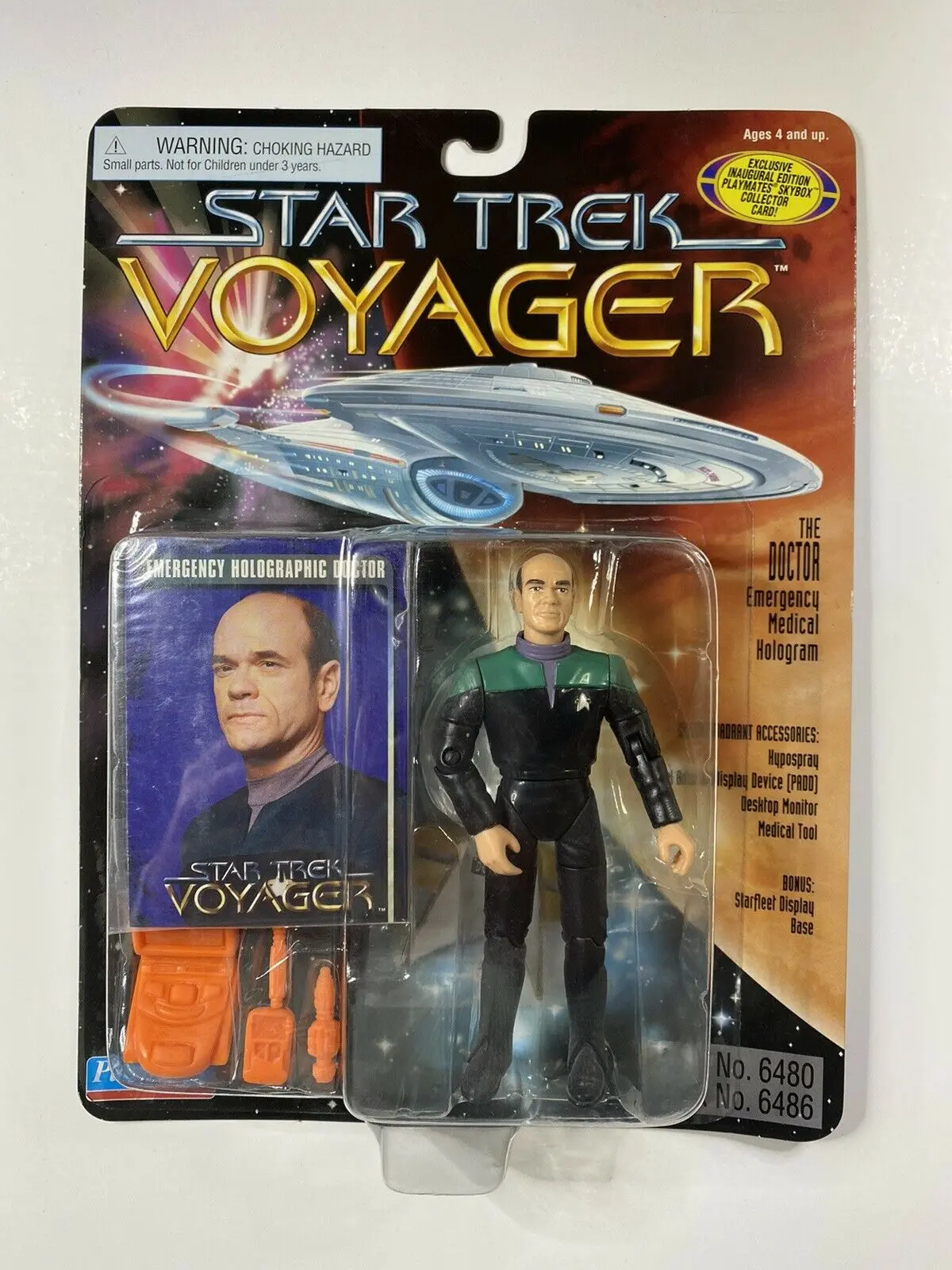 Star Trek Voyager The Doctor Emergency Medical Hologram Action Figure Playmates 1