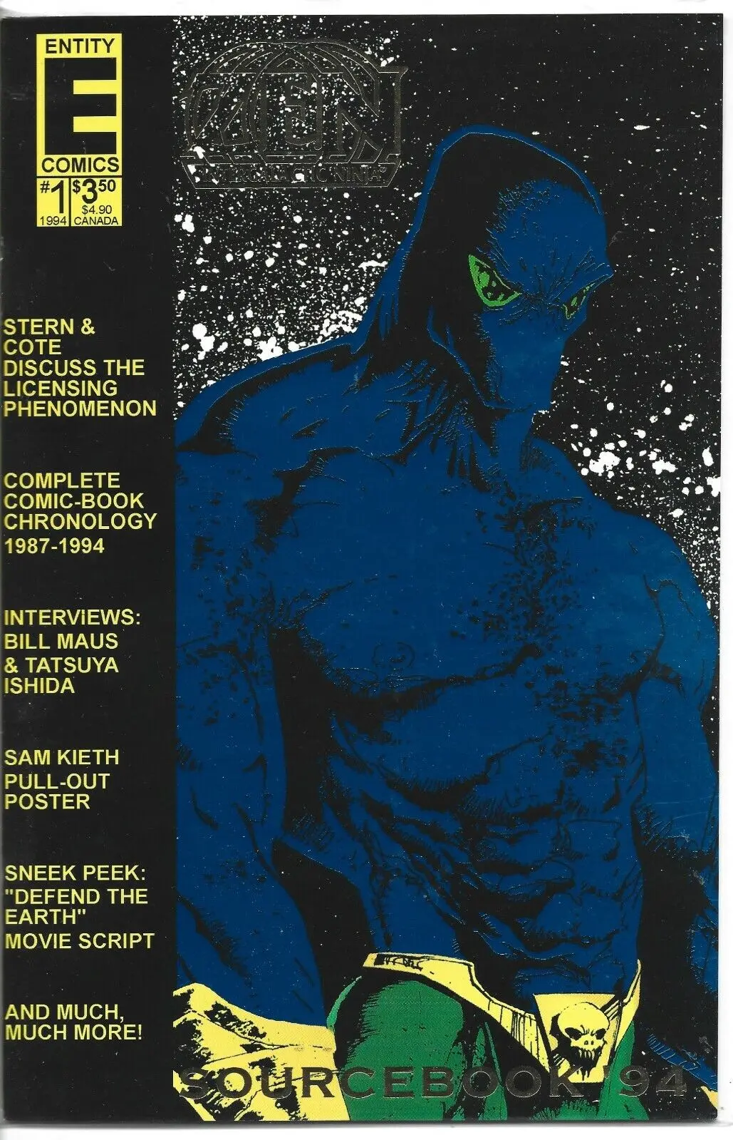 Zen Intergalactic Ninja Sourcebook #1994 Vf 1