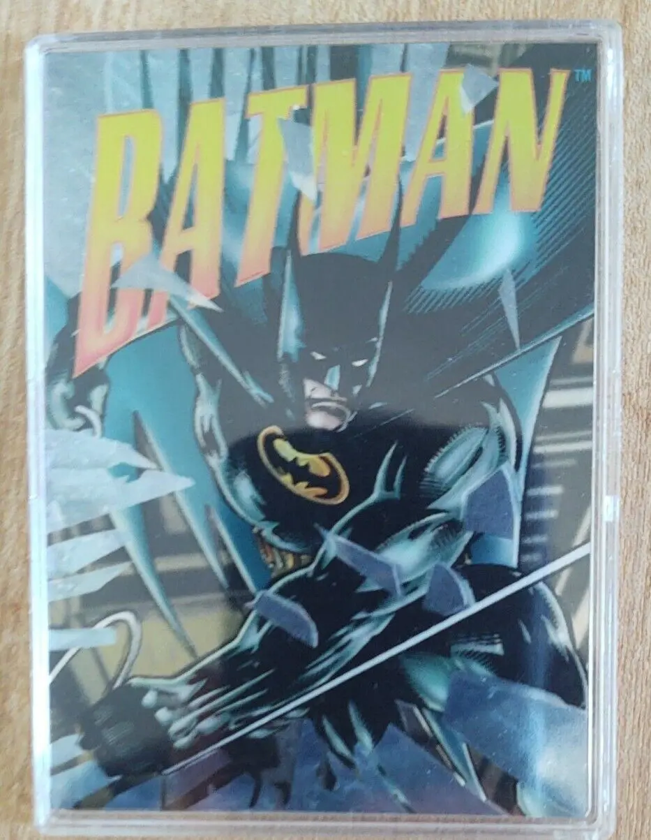 1995 Skybox Dc Legends Power Chrome Hard Hitters Batman #H-2 1