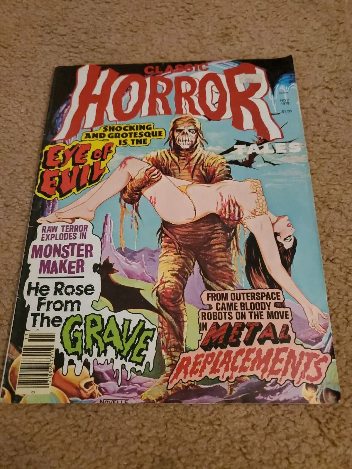 Classic Horror Tales Magazine Nov 1978 1