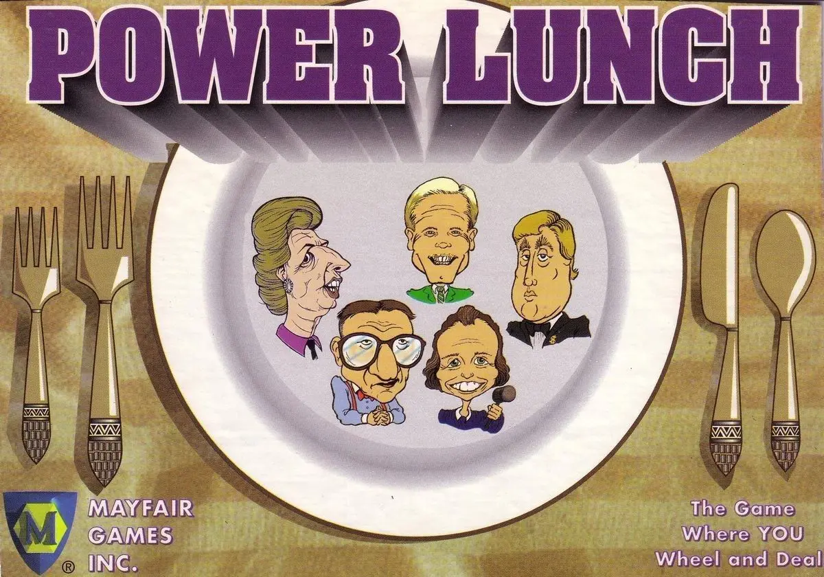 Power Lunch Board Game - Sealed 1