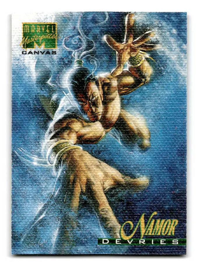 1995 Marvel Masterpieces - Canvas Card - ( 14 Of 22 ) Namor 1