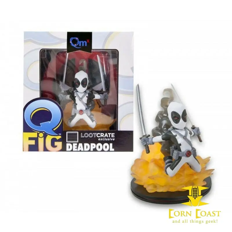 Q-Fig Figure - Deadpool X-Force Variant - Loot Crate Exclusive - New In Box 1