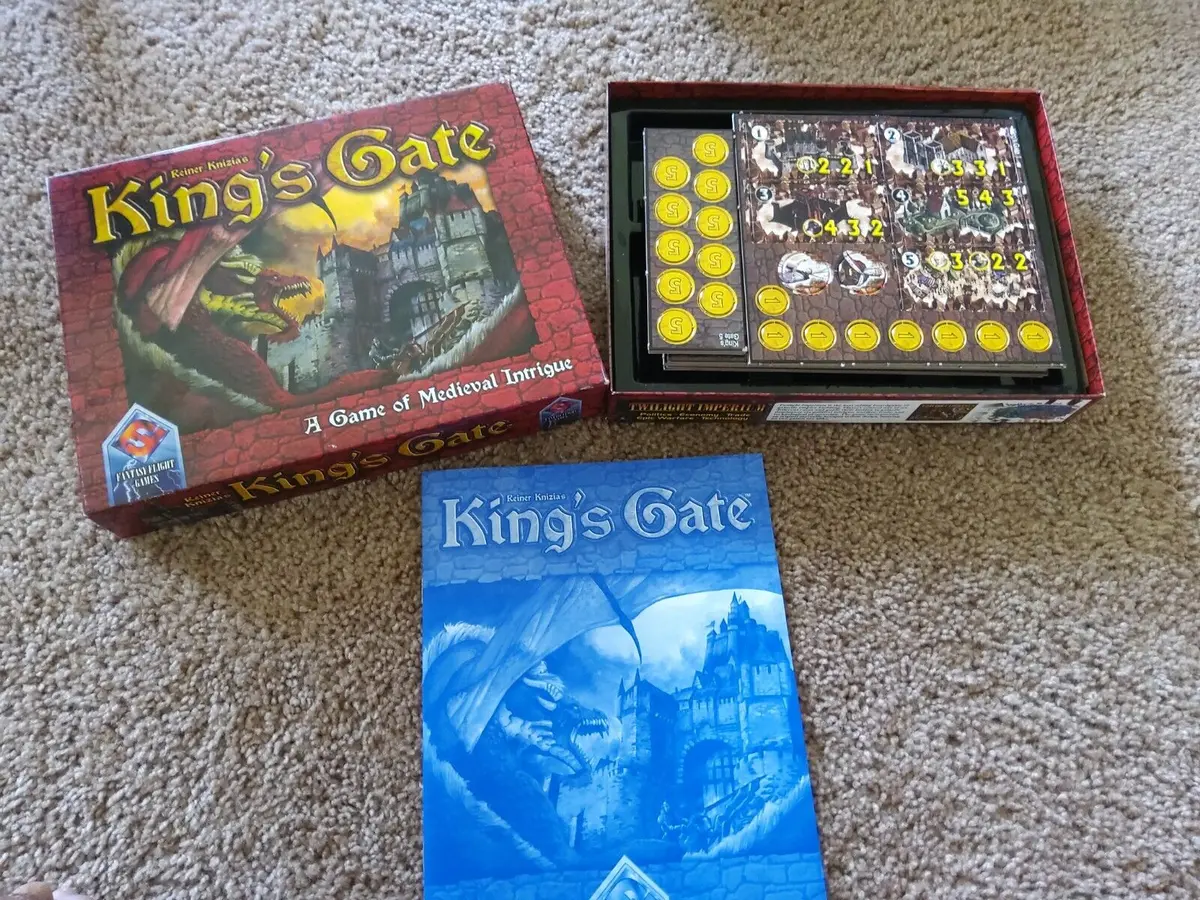 Reiner Knizia's King's Gate Board Game - Sealed 1