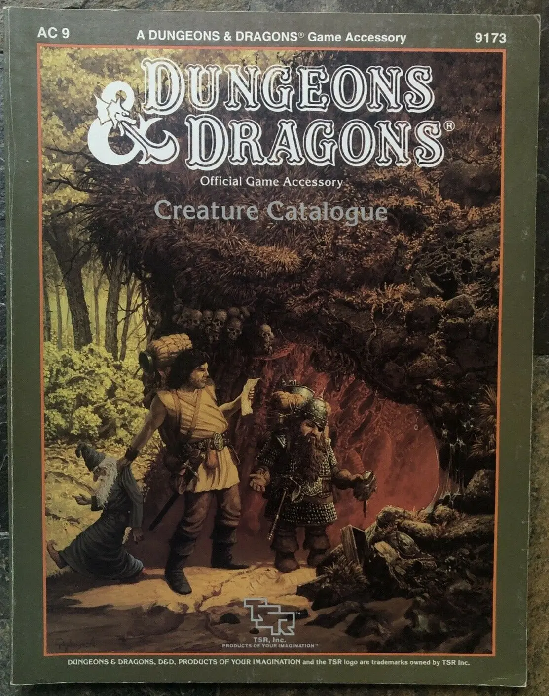 Dungeons & Dragons 1St Edition Accessory Nm/Unused  Creature Catalogue 1986 1