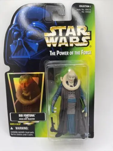 Vtg Star Wars The Power Of The Force Bib Fortuna S1 1