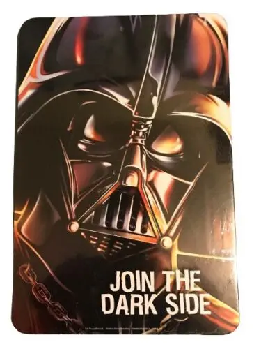"Join The Dark Side" Darth Vader Cardboard Poster 1