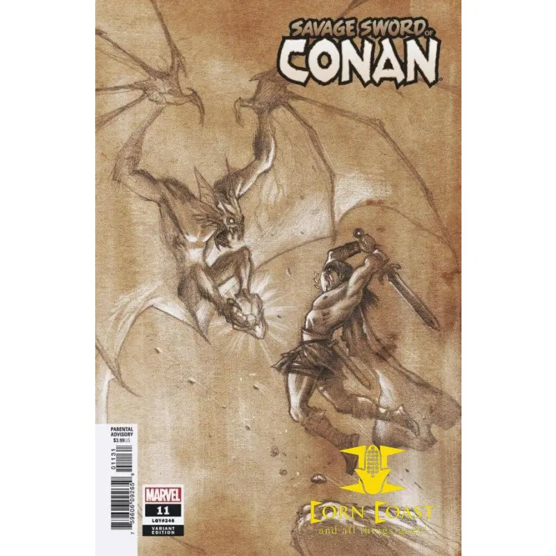 Savage Sword Of Conan #11 1:50 Juan Ferreyra Pencils Variant 1