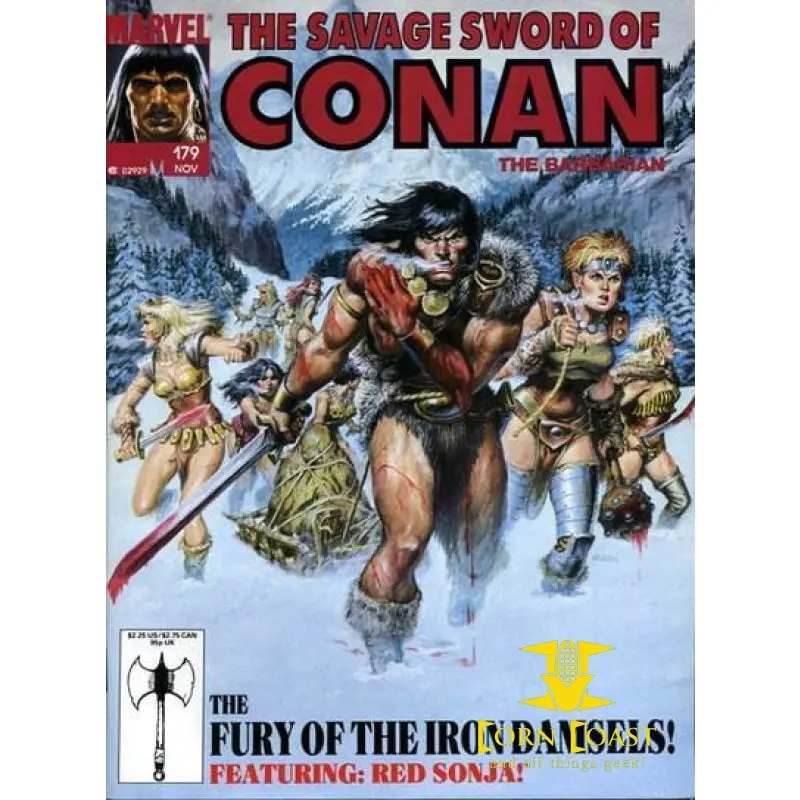 Savage Sword Of Conan The Barbarian #179 1