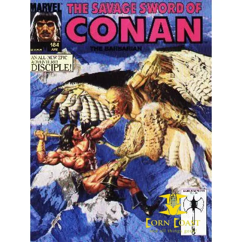 Savage Sword Of Conan The Barbarian #184 1
