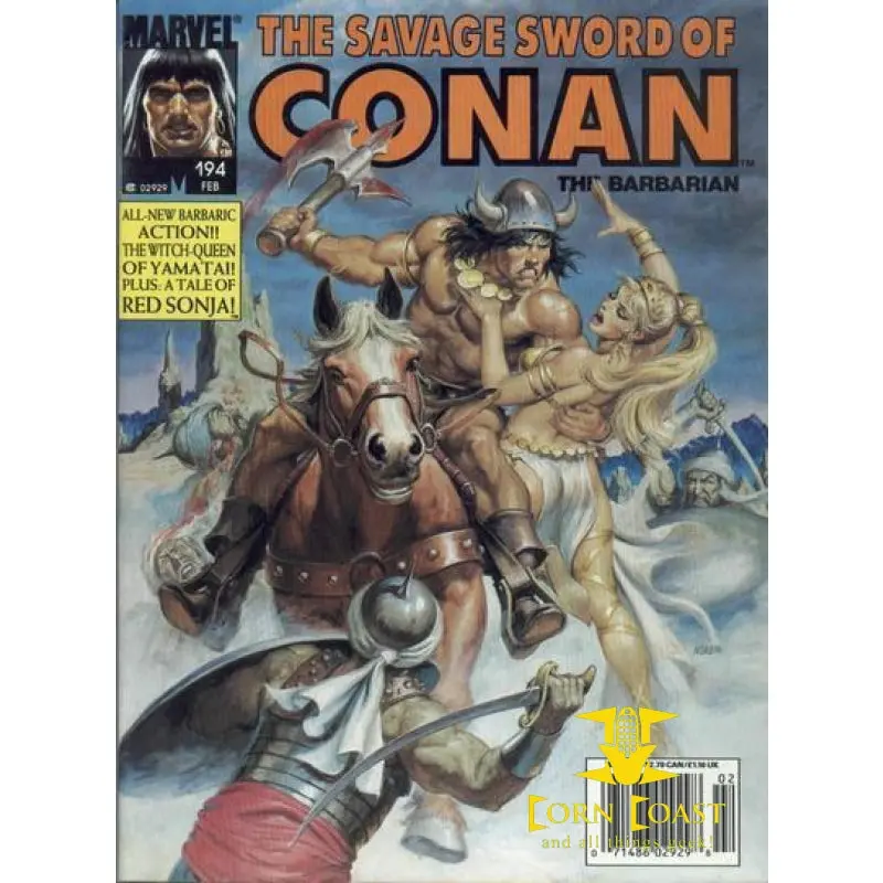 Savage Sword Of Conan The Barbarian #194 1