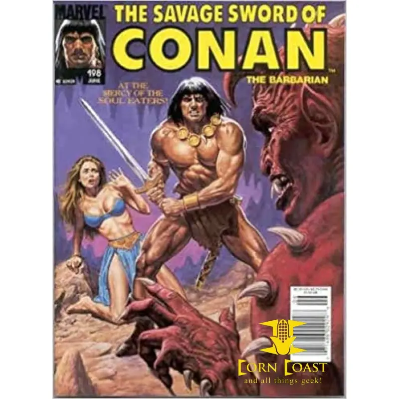Savage Sword Of Conan The Barbarian #198 1