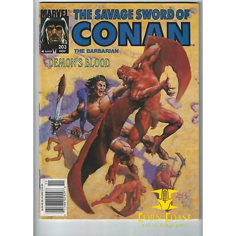 Savage Sword Of Conan The Barbarian #203 1