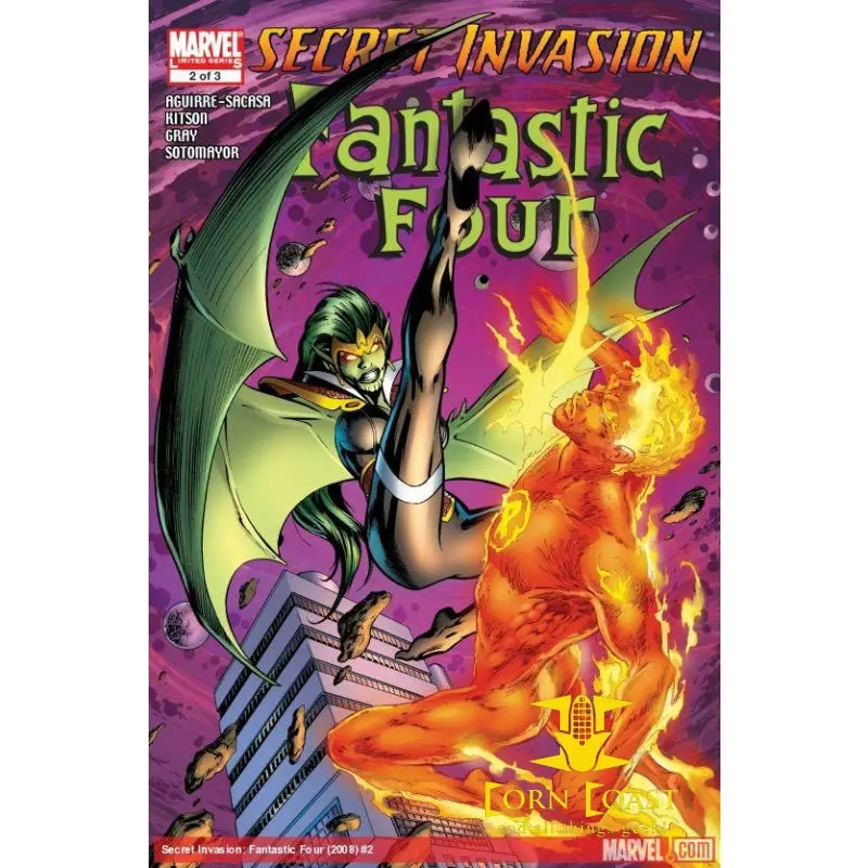 Secret Invasion Fantastic Four (2008) #2 Vf 1