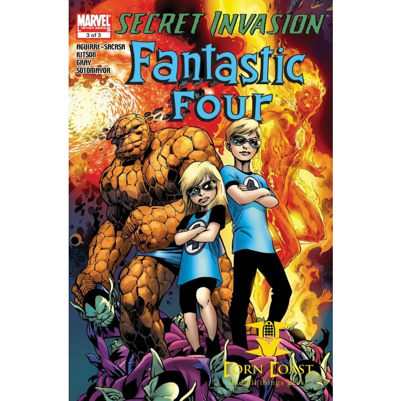 Secret Invasion Fantastic Four (2008) #3 Vf 1