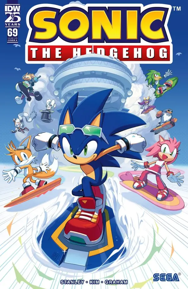 Sonic The Hedgehog Idw Comics (Vol 1) #69 Nm 1