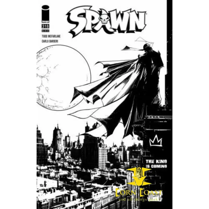 Spawn #318 1:5 Cover D B&W Capullo Mcfarlane 1
