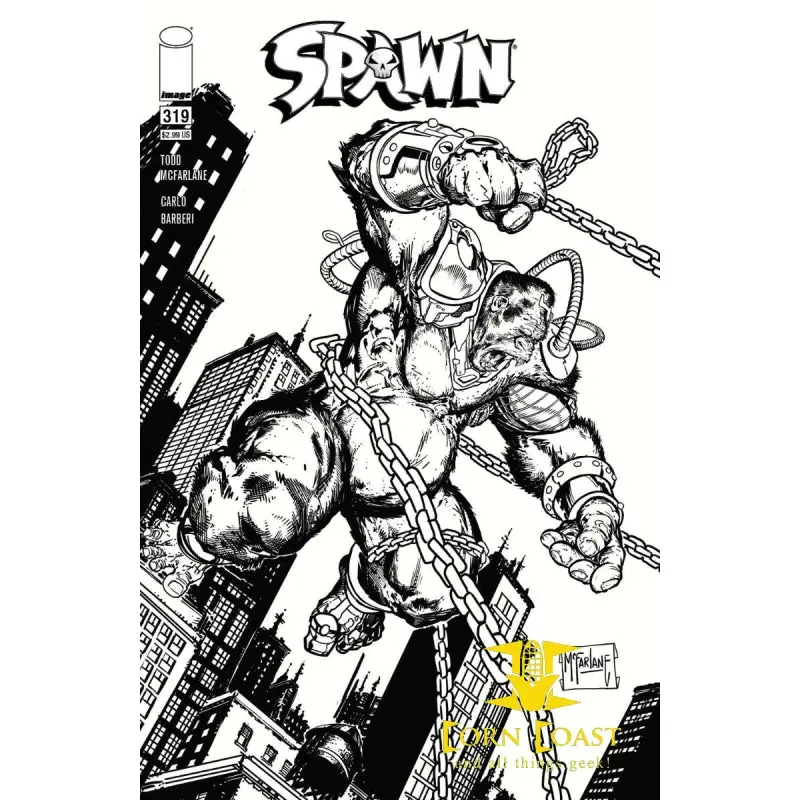 Spawn #319 (Cover D - Capullo & Mcfarlane B&W Variant) Nm 1