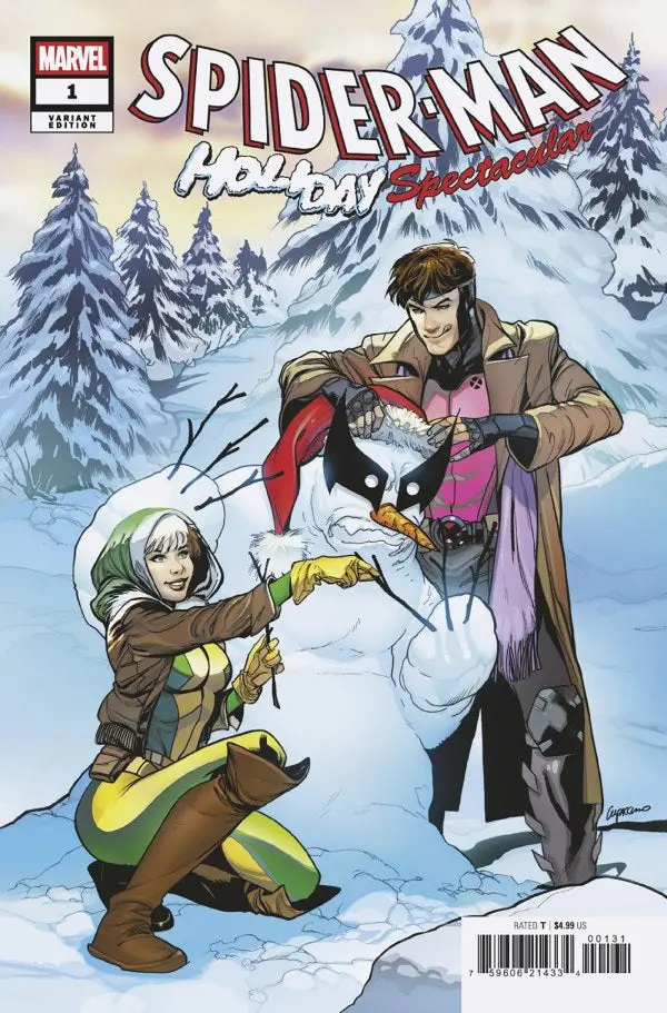 Spider-Man Holiday Spectacular (2025) One-Shot Emanuela Lupacchino Variant Nm 1
