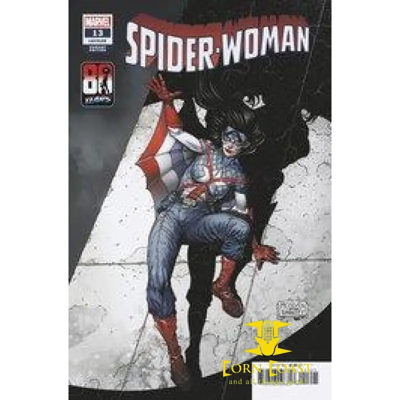 Spider-Woman #13 Mcniven Captain America 80Th Var 1