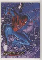 1996 Skybox Spider-Man Premium Canvas Spider-Man Card #5 (Of 6) 1