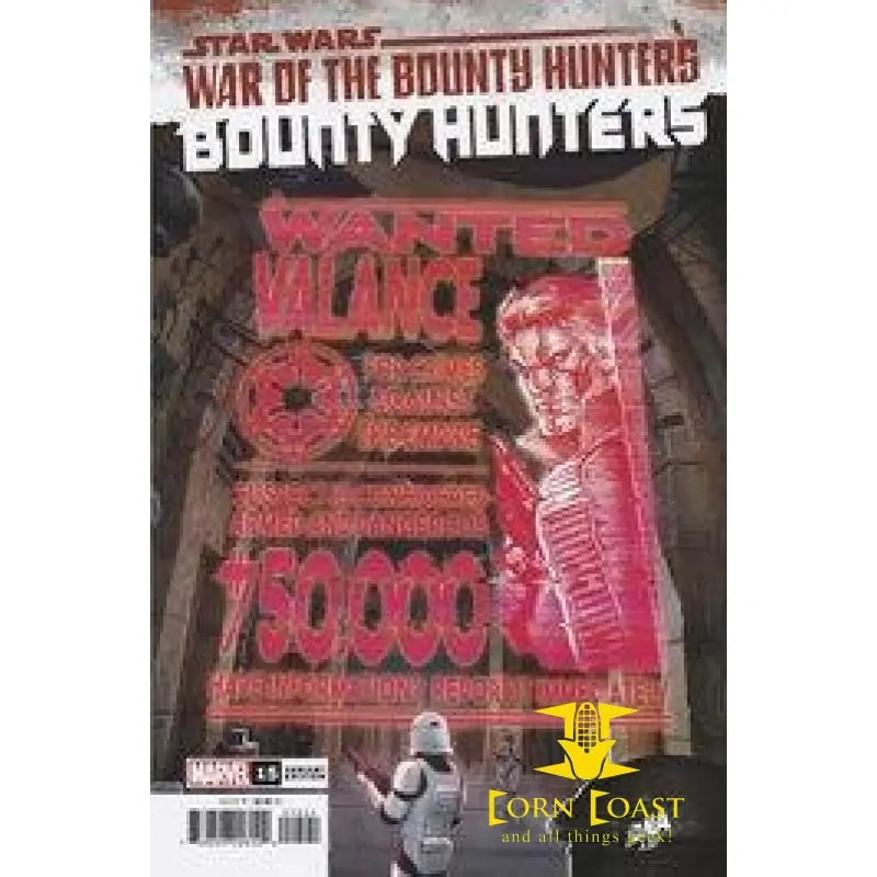 Star Wars Bounty Hunters #15 Wanted Poster Var Wobh 1