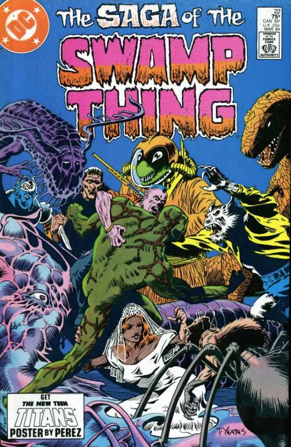 The Saga Of The Swamp Thing (Vol 1) #22 Nm 1