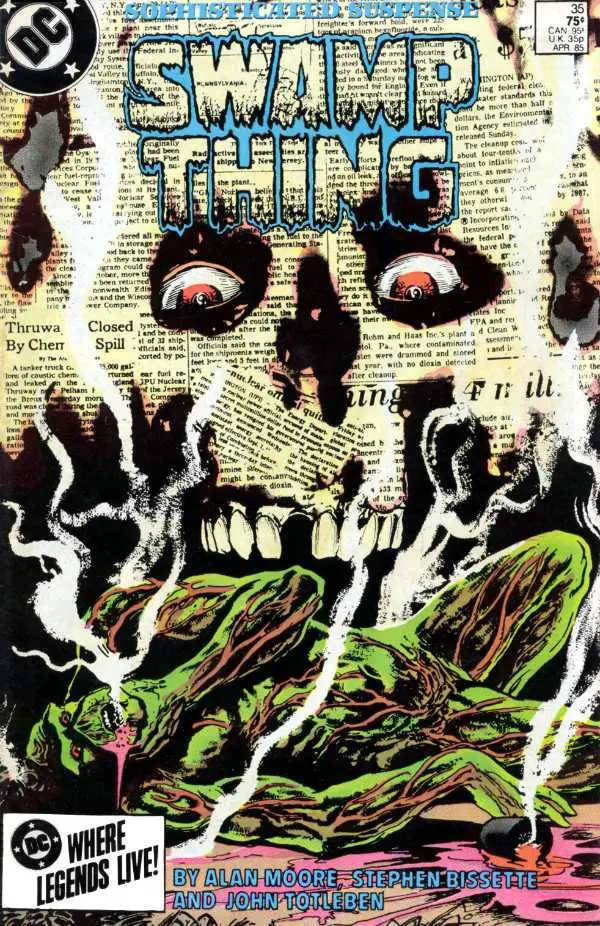 The Saga Of The Swamp Thing (Vol 1) #35 Nm 1