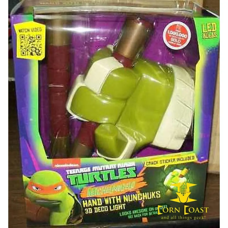 Teenage Mutant Ninja Turtles Michelangelo Nunchuks 3D Deco Light 1