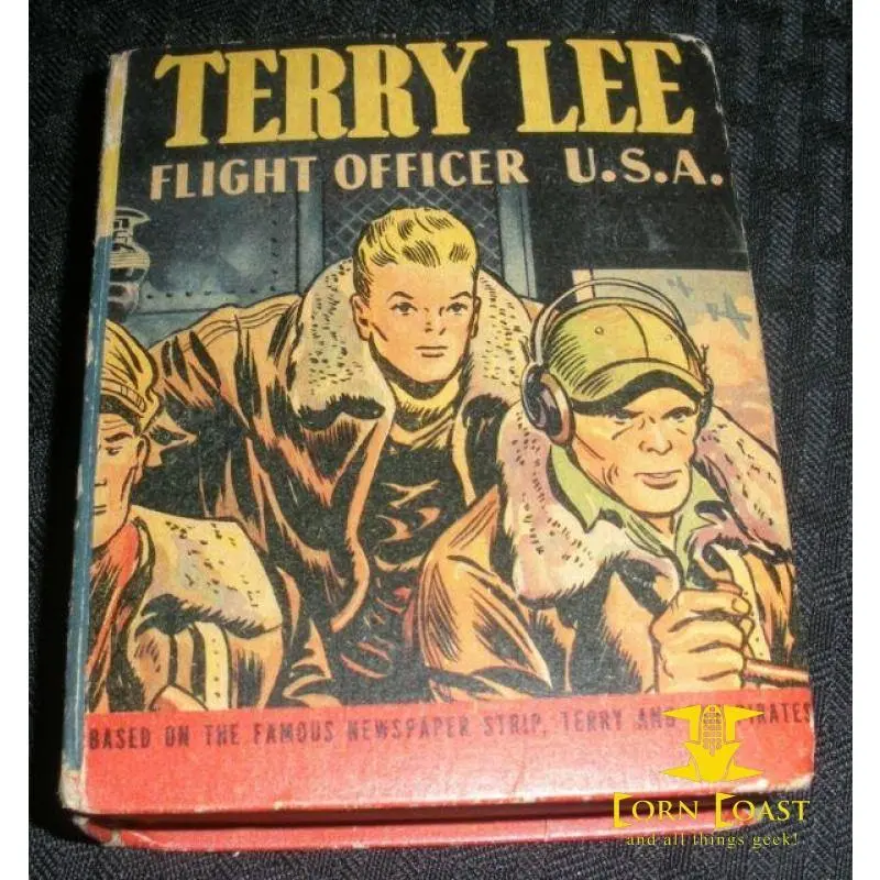 Terry Lee Flight Officer U.S.A.-#1492-Big Little Books-Milton Caniff Vg 1