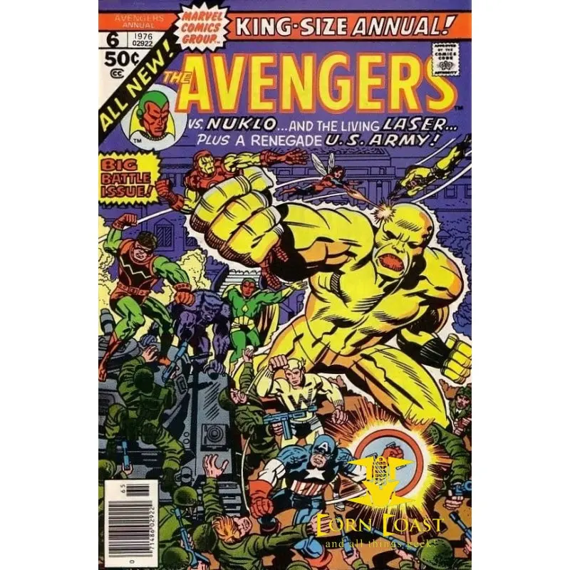 The Avengers Annual (Vol 1) #6 Vf 1