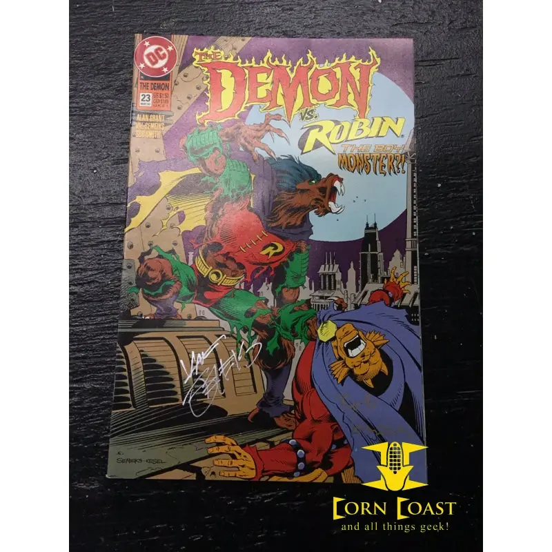 The Demon #23 Autographed By Bob Smith And Val Semeiks 1