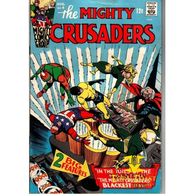 The Mighty Crusaders #6 Vg 1